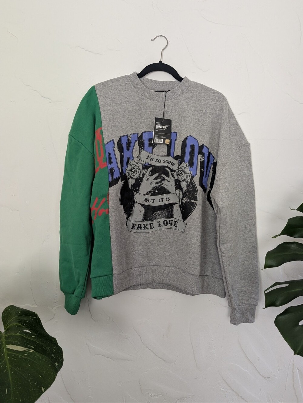 BTS "Map of the Soul" Pop-Up Varsity Sweatshirt 10 Medium Kpop